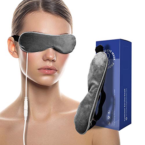 Buy Heated Eye Mask with Detachable Flaxseed fillings, Moist Heat USB