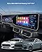 LANTU Mustang Screen Protector for 2024 2025 2026 Ford Mustang Ecoboost/EcoBoost Premium/GT/GT Premium/Dark Horse/Dark Horse Premium Accessories 12.4'' Dashboard+13.2'' Navigation-2PCS