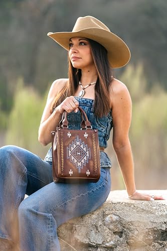 Image of Montana West Western Women's Crossbody Handbag Ladies Crossbody Bags for Women Designer Top Handle Handbags