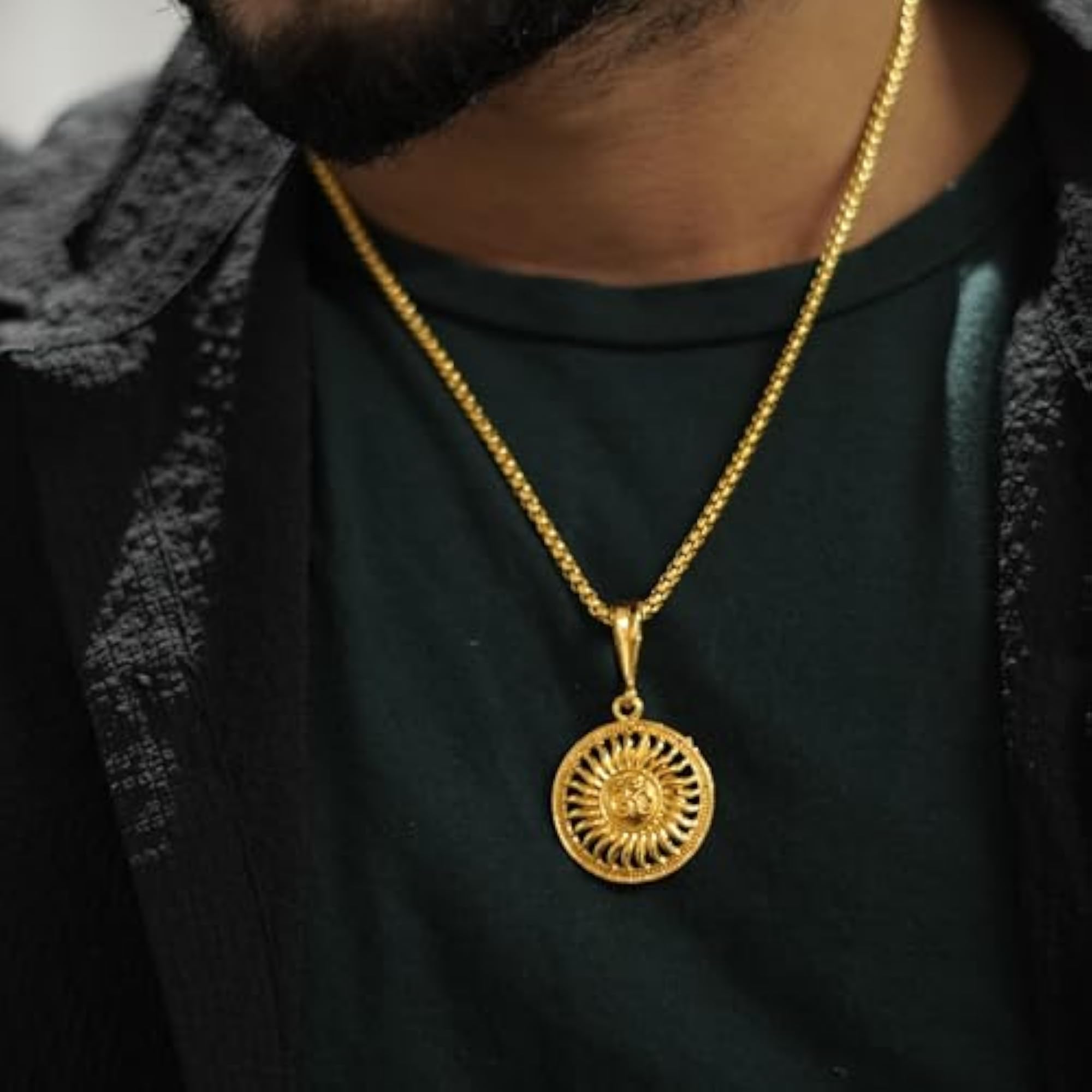 Divine Om Pendant Necklace, Spiritual Gift