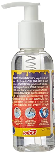 Slime Ativador Premium P/Cola 120Ml. Radex Multicor
