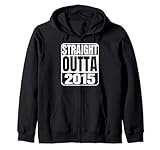 Photo Gallery straight outta 2015 retro birthday idea born in 2015 vintage felpa con cappuccio Photo Gallery straight outta 2015 retro birthday idea born in 2015 vintage felpa con cappuccio