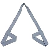 Tenalleys 1Pcs Grey Adjustable Yoga Mat Strap Multi-Purpose Straps Easy-Cinch Yoga Mat Sling for Car