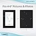 Icona Bay 4x6 Picture Frames (Black, 6 Pack), Sturdy Wood Composite Photo Frames 4 x 6, Sleek Design, Table Top or Wall Mount, Exclusives Collection