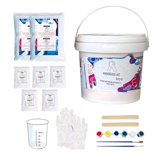 Kit de moldeo de manos familiares: captura el amor de tu compromiso, boda o cumpleaños