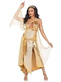 Magnifiquement grecque : voyagez dans le temps avec cet éblouissant costume de déesse grecque. Prenez vos accessoires de déesse préférés pour créer un costume gracieux d'Athéna. Pour un costume de Méduse épicé, portez cette robe toga avec une coiffe Medusa et un bijou serpent