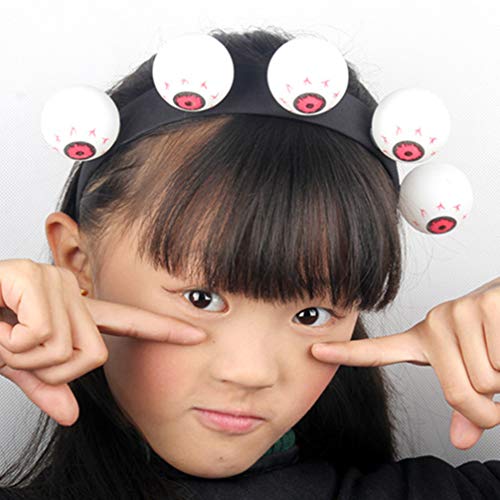 Bonito Ombro 4 pçs Halloween Eyeball Headdress Ball Head Boppers Eyeball Headband Hair Hoop Hair Acc