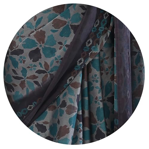 Image of MIRCHI FASHION Saree for Woman | Chiffon Floral Printed Breathable Occasional Sari with Blouse