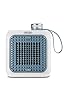 De'Longhi Capsule Desk, Termoventilatore Ceramica, Mini Termoventilatore Silenzioso, Design Funzionale, Griglia Orientabile, Termostato di Sicurezza, Portatile e Ideale su Scrivania, 350W, Azzurro