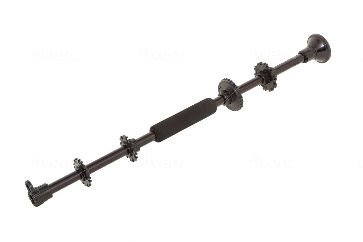 Black Rhino Blowguns 18 inch 1 Piece 40 Caliber Blowgun Anodize Black Comes with a 20 pc Dart kit