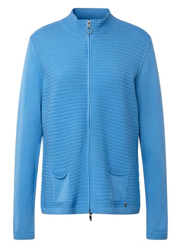 Rabe Strickjacke Unifarben in Hellblau für Damen