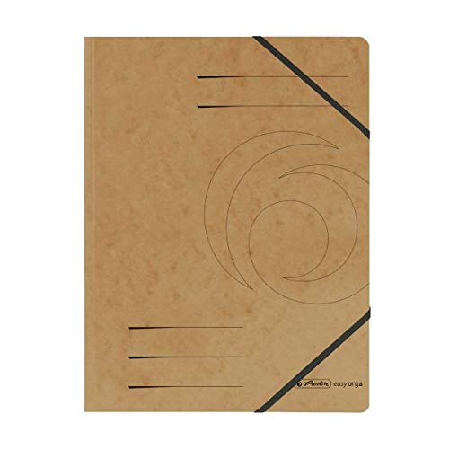 Preisvergleich Produktbild herlitz 11159662 Eckspanner Quality, A4, braun, 5 Stück