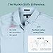 2.0-inch and 2.5-inch Power Stays Magnetic Collar Stays by Würkin Stiffs | 1 Pair of Each Size | Includes (2) 2.0” Power Stays and (2) 2.5” Power Stays with Storage Case | As Seen on Shark Tank