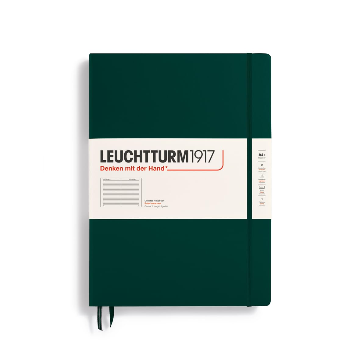 LEUCHTTURM1917 Master Classic 370265 Notebook (A4+) Hardcover, 235