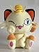 JMHomeDecor Muñeco De Peluche Meowth Cat Figura De Dibujos Animados Muñeco De Peluche Lindo Gato Ojos Grandes Animales De Peluche Juguetes para Niños 12"30 Cm
