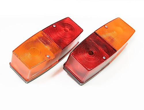 2x Rückleuchte Traktor Anhänger LKW Rücklicht Schlepper Pritsche 12V 24V...
