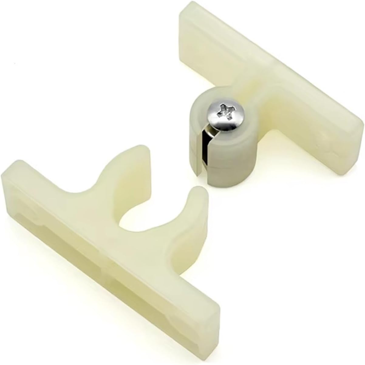 Door Stop Closer Stoppers White Catches for Wardrobe Hardware Furniture Fittings 1Pcs