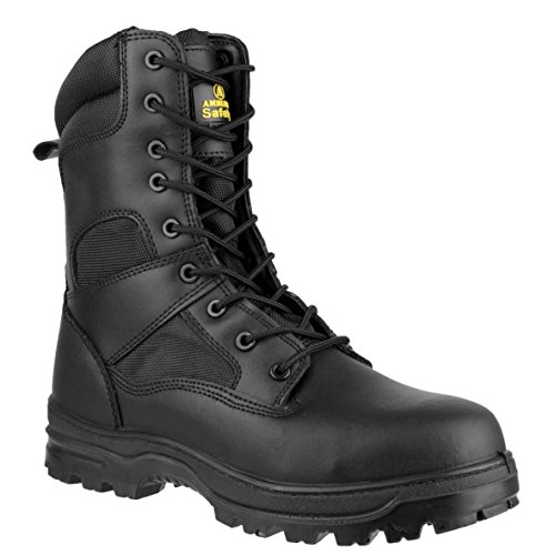 Amblers Safety Unisex FS009C Hi-leg Safety Boot/Metal Free Safety Footwear,Black, Size UK 9