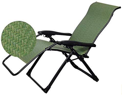 Chaise en Osier Pliante pour Soulager le Dos au Jardin