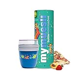 𝗟𝗜𝗘𝗙𝗘𝗥𝗨𝗠𝗙𝗔𝗡𝗚: Disney König der Löwen Müsli-Becher 2Go Starterset von mymuesli: 1x Mini-Müslibecher to go im König der Löwen Design und 1x Dose Guten Morgen Löwe Bio-Müsli (575g)
