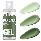 Olive Gel Food Coloring - Pandalab 2 Ounce High Concentrated Food Dye for Baking, Cake, Cookie, Fondant, Icing, Easter Egg, Macaron, DIY Slime (60ml)
