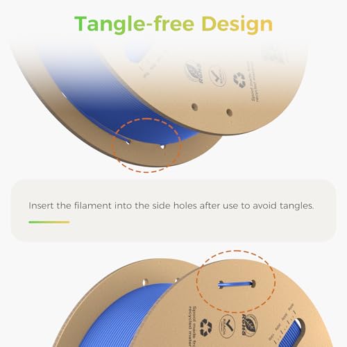 Image of Official Creality Hyper PLA Filament Bundle, Up to 600mm /s High Speed 3D Printer Filament PLA, No-Tangling Stronger Toughness Fit Most 3D Printers