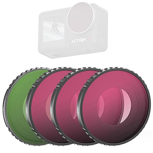 Osmo Action 5 Pro 専用 フィルターセットND8 16 32/CPL 4パック