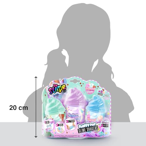 Fluffy Slime DIY Set mit 3 Shakers für kreative Schleimexperimente