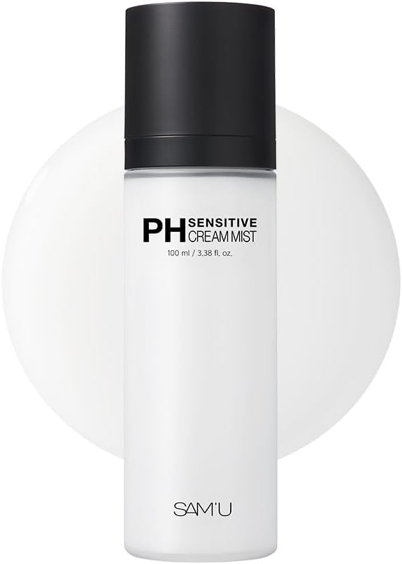 SAM'U PH Sensitive Cream Mist | PH Balance Cream Mist | Instant Moisturizing | Skin Radiance, 3.38 fl. oz (100ml)