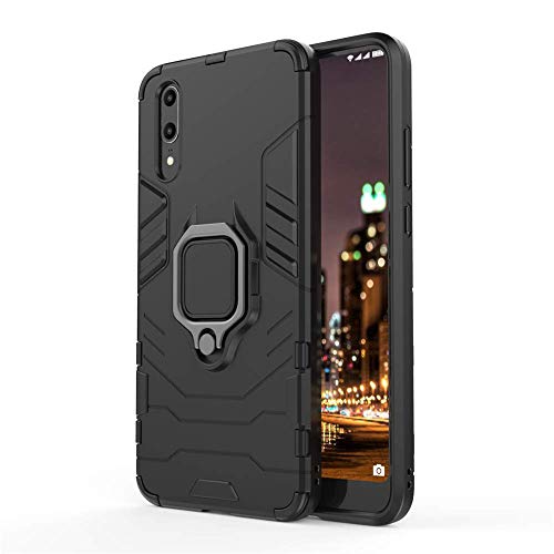 Huawei P20 Custodia, MHHQ 2 in 1 Armour stile resistente