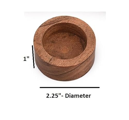 Nirman KC659 Acacia Wood Tealight Candle Holder thumb #5