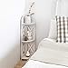 J JINXIAMU Corner Shelf Stand, Storage Organizer Great for Bathroom, Corner Shelf Perfect for Small Space,Waterproof Stand Also Use for Toilet Paper Stand,White