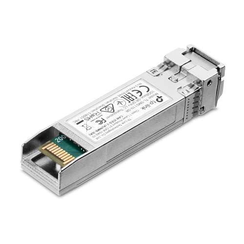 Image of TP-Link Omada SM5110-SR | 10G-SR SFP+ LC Transceiver, Multi-Mode SFP Module| Plug and Play | LC /UPC Interface | Hot Pluggable | Up to 300m /33m Distance | Support SFP+MSA & DDM