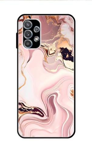 Image of Metal TPU Printed Back Cover for Samsung Galaxy A32 4G (Marble Design -J1) 360 Degree Protection | Camera Protection -25092024(AR)