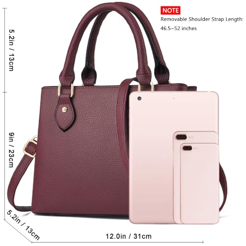 Image of CHICAROUSAL Purses and Handbags for Women Leather Crossbody Bags Women's Tote Shoulder Bag