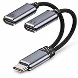 【Design solide】 Boîtier monobloc en aluminium allie esthétique et robustesse, assurant une bonne dissipation thermique et une résistance à la corrosion. Ce design compact convient au bureau comme en voyage et s’intègre parfaitement à une configuration avec multiprise double ou double USB C, offrant durabilité et style au quotidien.