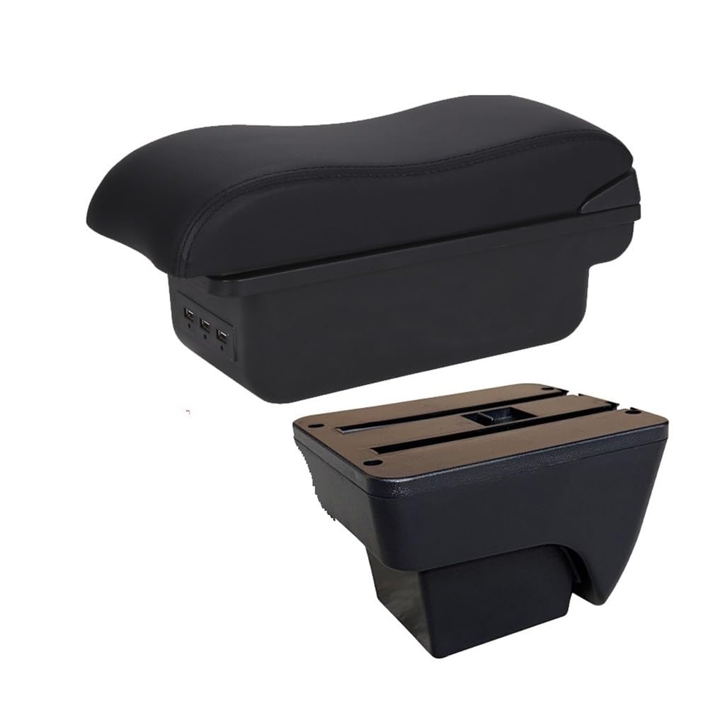 Yulegudi B2 Black Line 3Usb Car Armrests For Seat For Ibiza 6L 6J 2017-2025