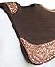 CHALLENGER Horse Saddle PAD Western Contoured Wool Felt Moisture Wicking Brown 39209BR