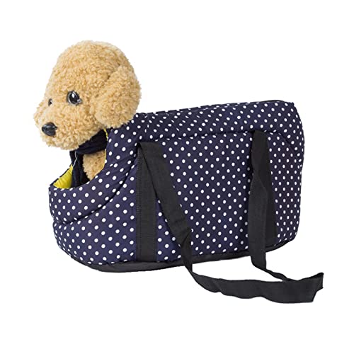 Bolsa de transporte para perros de lado suave y acogedor tamaño Big en navy 6