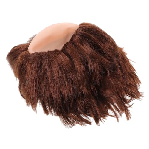 FOMIYES Bald Hat Bald Caps for Wigs Head Cap High Temperature Wire Coffee