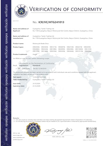KonerStone Bremsscheiben vorne Suzuki GSXR 600 750 2004-2005 K4 K5/GSXR 1000 2003 2004 K3 K3 Disc Motorradteile GSXR1000 GSX-R 1000 Gold