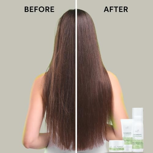 Image of Wella Professionals Elements Renewing Shampoo | Sulfate, Silicone & Paraben-Free | 50 ml | For Shiny, Frizz-Free Hair | With Aloe Vera, Vitamin E | Vegan & Cruelty-Free