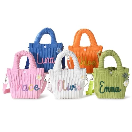 Cadeau anniversaire fille original avec ce petit sac bandoulière brodé
