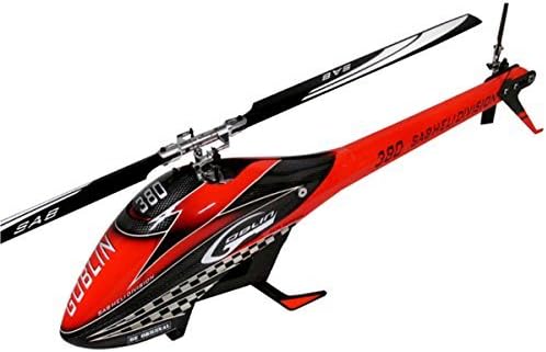 SAB Goblin 380 Flybarless Electric Helicopter Red/Black Kit by Allen B by Allen Schwartz