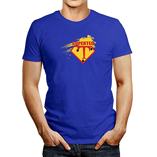 Idakoos SuperTed T-Shirt L Admiral Blue Idakoos SuperTed T-Shirt L Admiral Blue