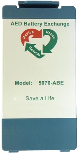 Megastar AED Replacement Battery,FDA-Cleared,Used for HeartStartHome and Onsite Automated External Defibrillator,Compatible with M5070A,Non-Rechargeable