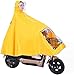 CCHAYE Cyclisme Raincoat Vélo Poncho à Capuche Capuche Couvercle Couvercle Scooter Cover Tapis de Camping en Plein air Tapis de Tente avec Capuchon transparent-4xl_Jaune Improve