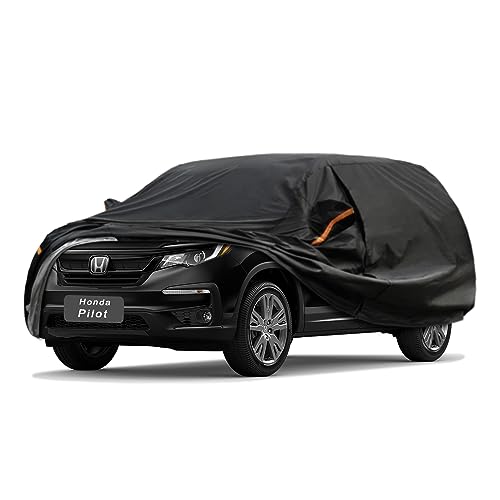 Image of GUNHYI 7 Layer SUV Car Cover Custom Fit Honda Pilot (2008-2025) Waterproof All Weather, Heavy Duty Outdoor Snow Sun Rain Uv Protection (Ships from US Warehouse, Delivery 3-8 Days)
