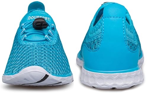 Image of DOUSSPRT Water Shoes for Kids Boys Girls Quick Dry Beach Sports Swim Pool Aqua Shoes for Toddler /Little Kid /Big Kid