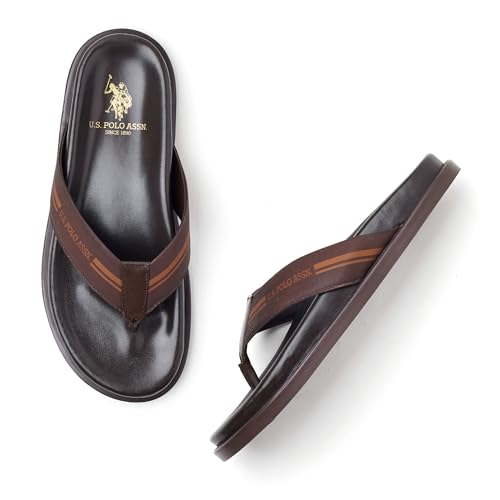 Image of U.S. Polo Assn. Men's Leather Slipper